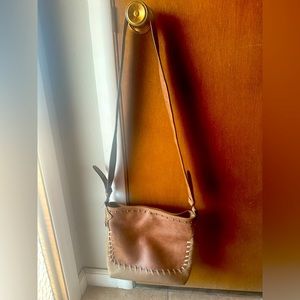 Brown Leather Western Style Purse